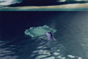 Al Gore's Inconvenient Truth - Polar Bear - violent storm